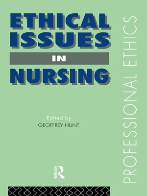 cover image of Ethical Issues in Nursing
